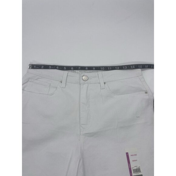 No Boundaries Womens Juniors White High Rise Skinny Jeans Sz 13 / 6 Pants Casual - Picture 6 of 6